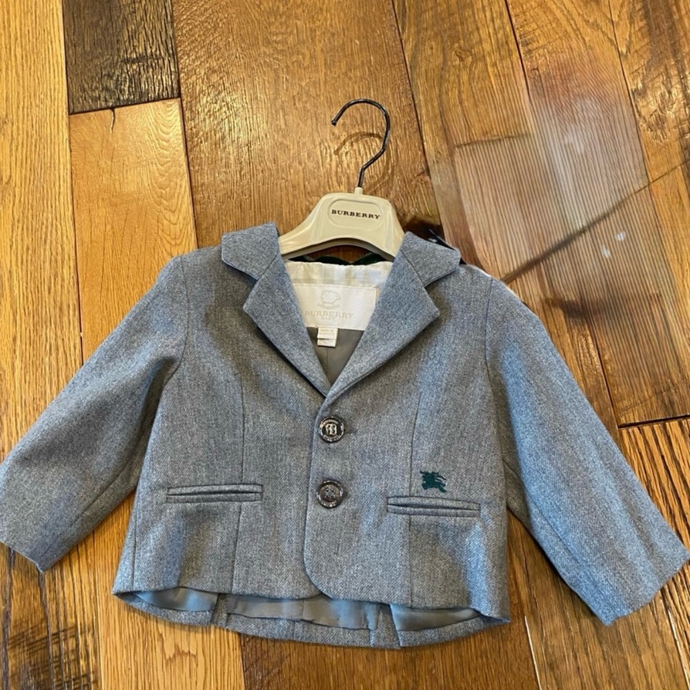 Burberry Baby Classic Gray Blazer